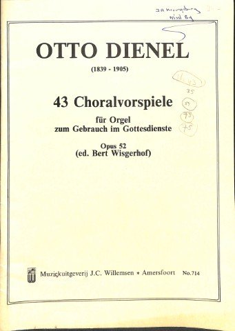 43 Choralvorspiele - Tweedehands notenschrift