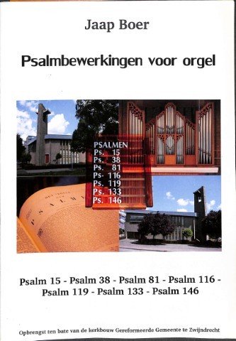 Psalmbewerkingen voor orgel - Tweedehands notenschrift