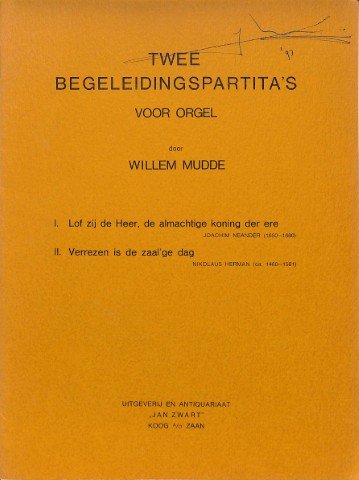 Twee begeleidingspartita's - Tweedehands notenschrift