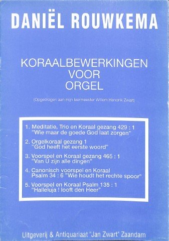 Koraalbewerkingen voor orgel - Tweedehands notenschrift