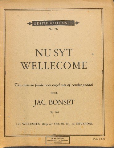 Nu syt wellecome - Tweedehands notenschrift