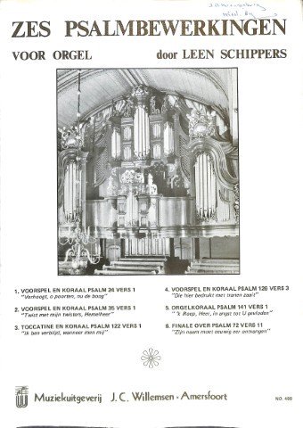 Zes Psalmbewerkingen - Tweedehands notenschrift