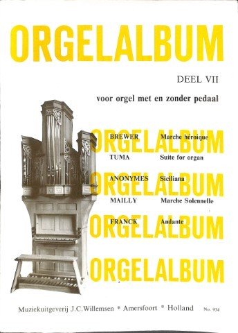 Orgelalbum - Deel 7 - Tweedehands notenschrift