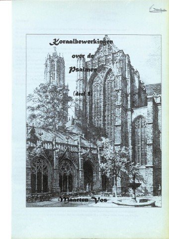 Koraalbewerkingen over de Psalmen - Deel 8 - Tweedehands notenschrift