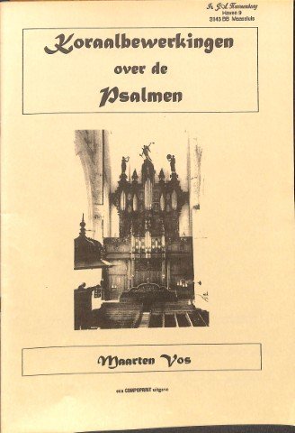 Koraalbewerkingen over de Psalmen - Deel 1 - Tweedehands notenschrift