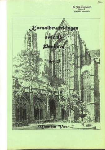 Koraalbewerkingen over de Psalmen - Deel 2 - Tweedehands notenschrift