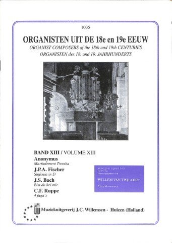 Organisten uit de 18e en 19e eeuw - Deel 13 - Tweedehands notenschrift