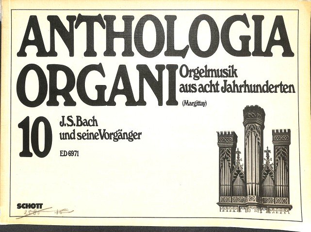 Anthologia organi - Deel 10 - Tweedehands notenschrift