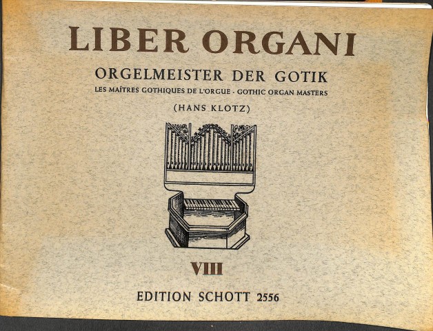 Liber organi - Deel 8 - Tweedehands notenschrift