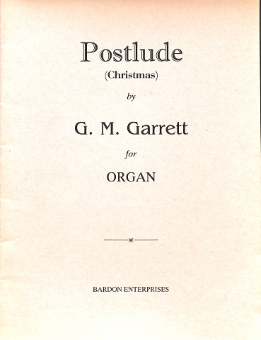 Postlude (Christmas) - Tweedehands notenschrift