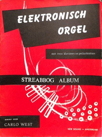 Elektronisch orgel: Streabbog album - Tweedehands notenschrift