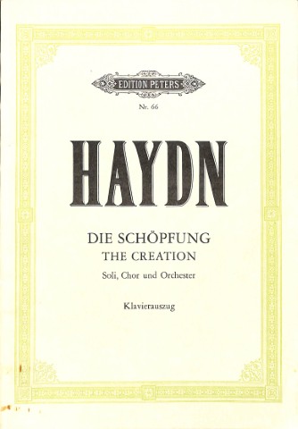 Haydn: Die Schöpfung - Tweedehands notenschrift