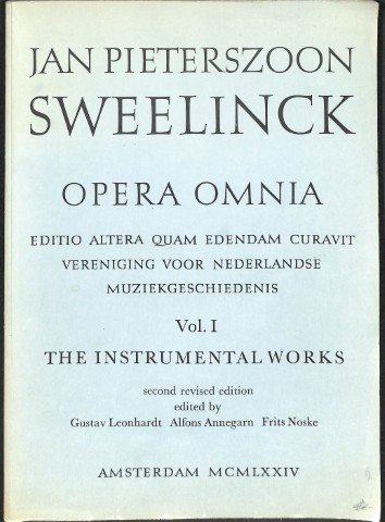 Opera Omnia: the intstrumental works - deel 1 & fasc. 2 - Tweedehands notenschrift