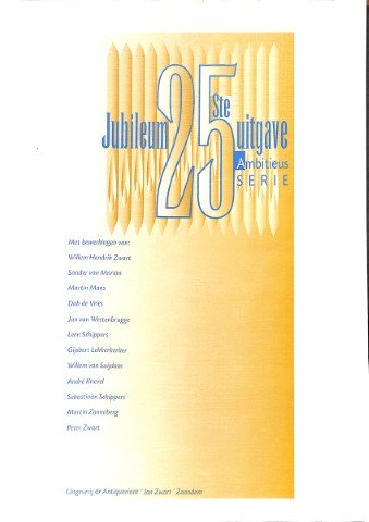 25ste jubileum uitgave Ambitieus - Tweedehands notenschrift