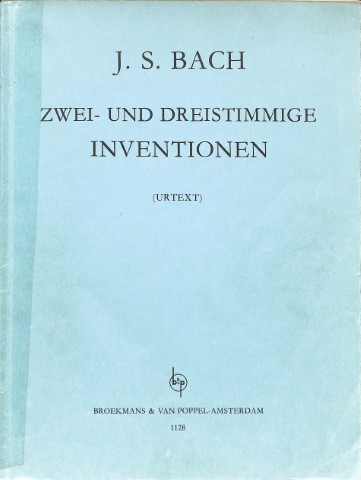 Zwei- und dreistimmige Inventionen - Tweedehands notenschrift