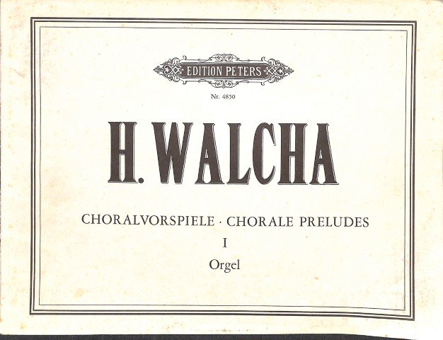 Choralvorspiele – Chorale Preludes - deel 1 - Tweedehands notenschrift