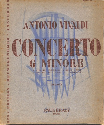 Concerto G Minore - Tweedehands notenschrift