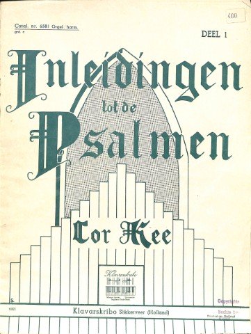 Inleidingen tot de psalmen - deel 1 - Tweedehands Klavar