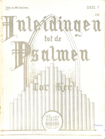 Inleidingen tot de psalmen - deel 7 - Tweedehands Klavar