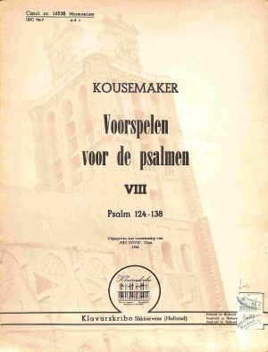 Voorspelen voor de Psalmen - deel 8 - Tweedehands Klavar 