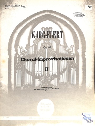 Choral-Improvisationen - deel 2 - Tweedehands Klavar