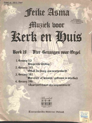 Muziek voor kerk en huis - deel 19 - Tweedehands Klavar 