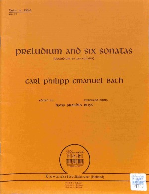 Preludium and six sonatas - Tweedehands Klavar