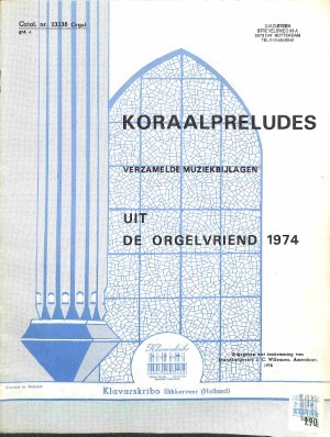 Koraalpreludes: verzamelde muziekbijlagen 1974 - Tweedehands Klavar