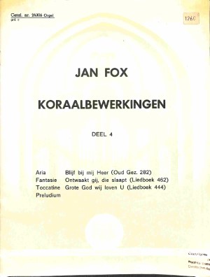 Koraalbewerkingen - deel 4 - Tweedehands Klavar
