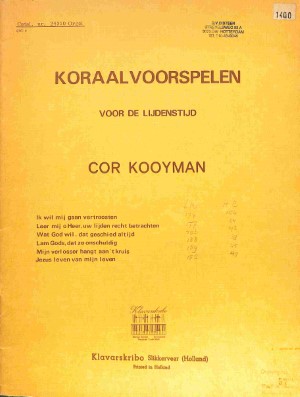 Koraalvoorspelen voor de lijdenstijd - Tweedehands Klavar