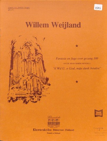 Fantasie en fuga over gezang 180 'k Wil U, o God, mijn dank betalen - Tweedehands Klavar