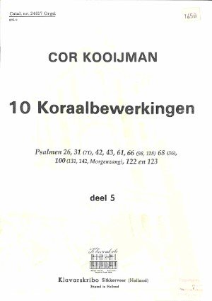 10 Koraalbewerkingen - deel 5 - Tweedehands Klavar