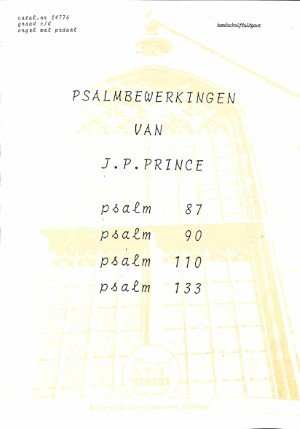 Psalmbewerking: 87, 90, 110, 133 - Tweedehands Klavar