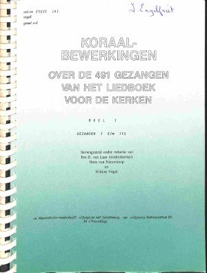Koraalbewerkingen over de 491 gezangen van het liedboek voor de kerken - 4 delen - Tweedehands Klava