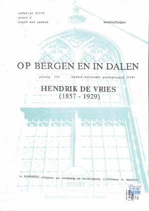 Op bergen en in dalen - Tweedehands Klavar