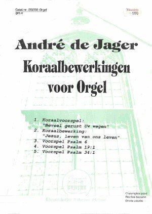 Koraalbewerkingen voor orgel - Tweedehands Klavar