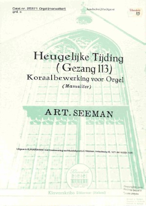 Heugelijke tijding: Gezang 113 - Tweedehands Klavar