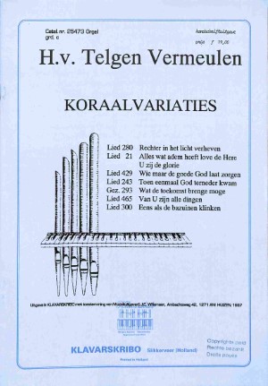Koraalvariaties - Tweedehands Klavar