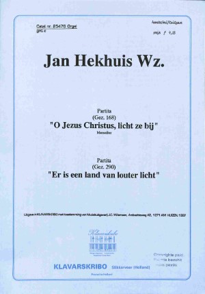 Partita gez. 168: O Jezus Christus, licht ze bij, 290: Er is een land van louter licht - Tweedehands