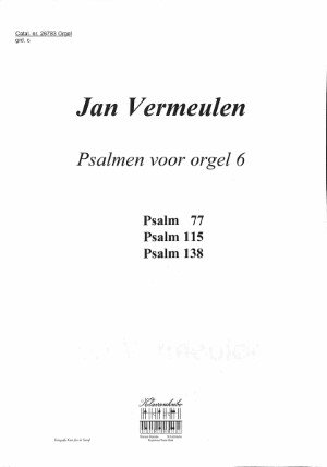 Psalmen voor orgel - deel 6 - Tweedehands Klavar