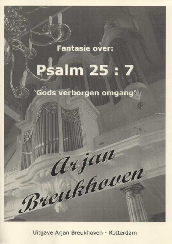 Fantasie over Psalm 25:7 - Notenschrift