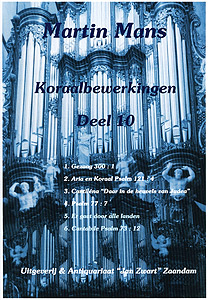 Koraalbewerkingen deel 10 - Notenschrift